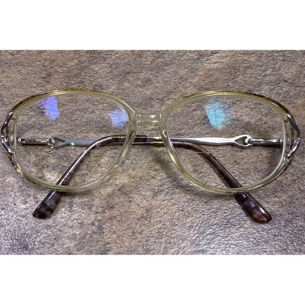 Sophia Loren 749 Zyloware 144 Womens Eyeglass Frames Clear Silver 50-15-130-40mm
